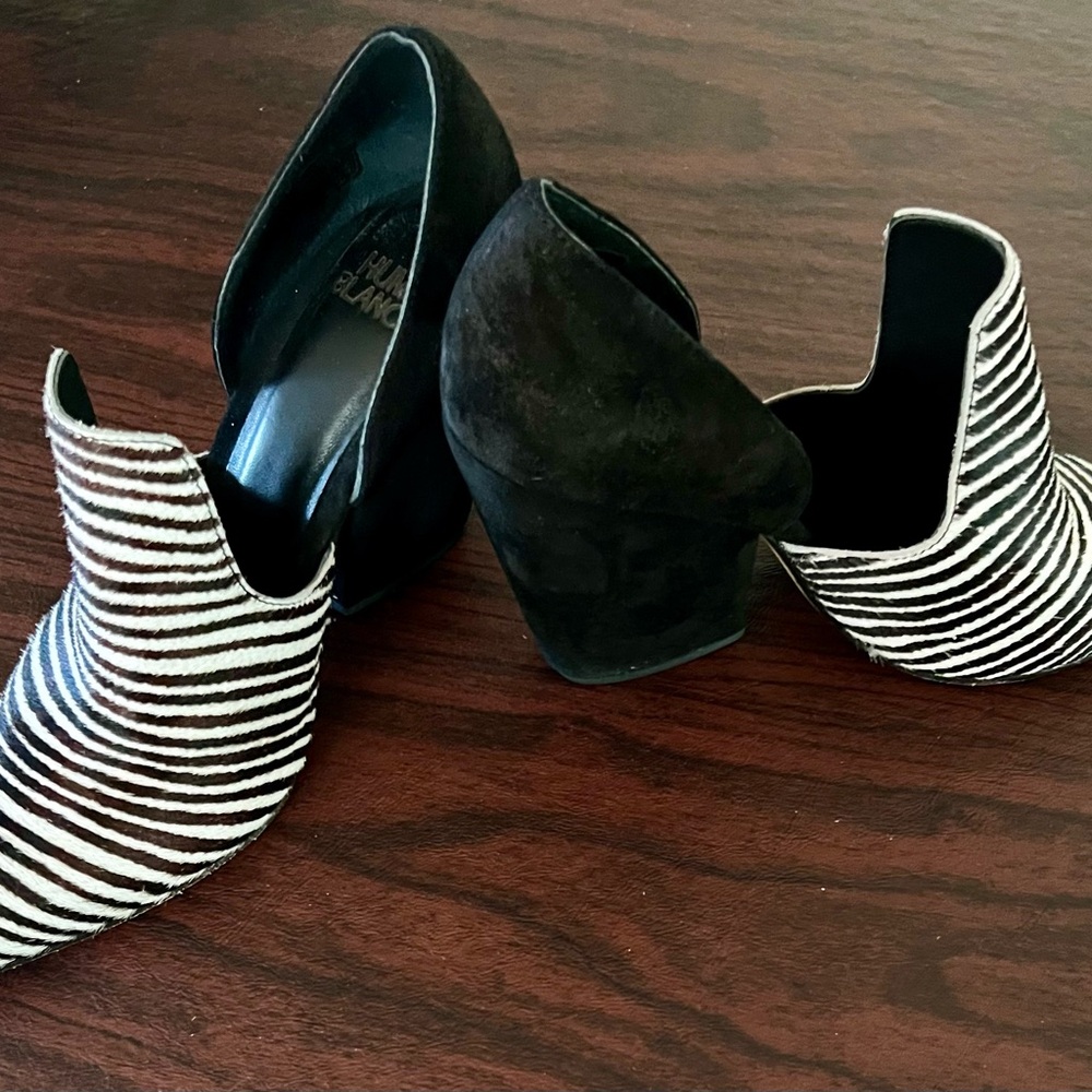 Huma Blanco Black and White Calf Hair